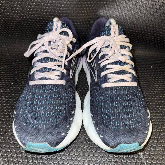 Brooks Glycerin GTS 20 Blue Purple Athletic Running Shoes Women's Size 10 - Picture 2 of 8